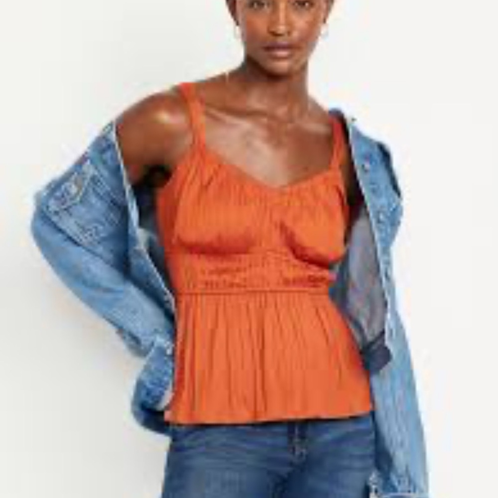 Old Navy Women's Orange Camisole Top